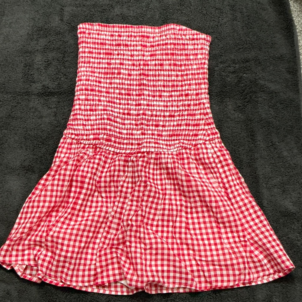 Red Gingham Dress